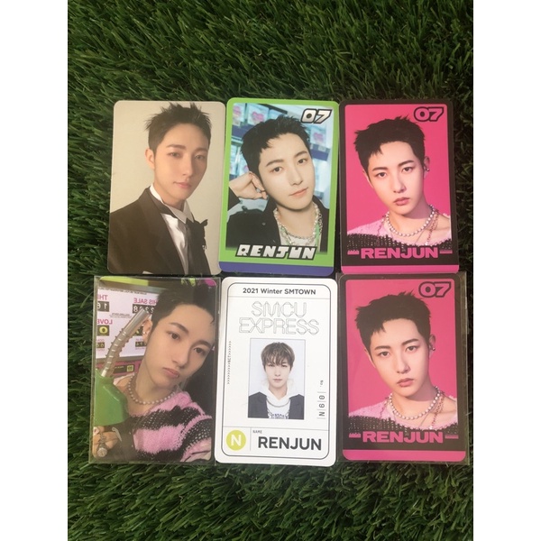 Renjun glitch mode photocard concept game pop up trading card r1 r2 passcard smcu spbu