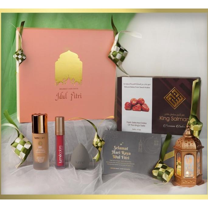 

Paket Hampers Lumecolors Kosmetik Dan Kurma King Salman Lume 3