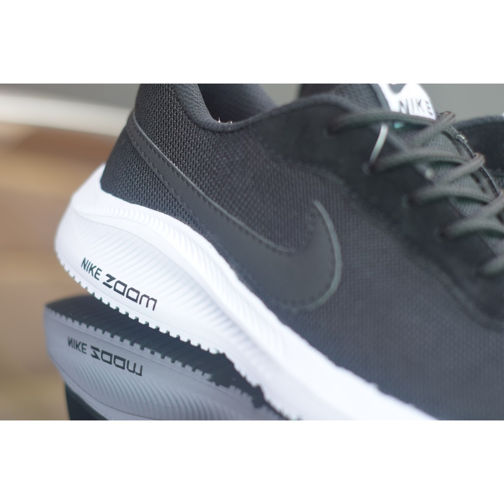 Sneakers Hitam Cocok Untuk Sekolah &amp; Santai Casual / Sepatu Nike Cowok Cewek Hitam Sekolah - Kerja