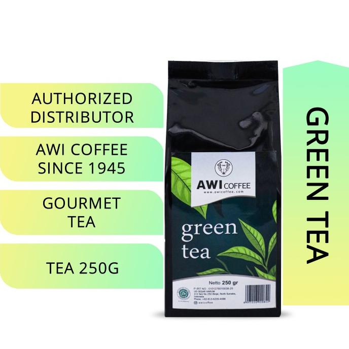 

[[COD]] AWI GREEN TEA 250g Super Pekoe | Teh Hijau Super Pecko Pecco