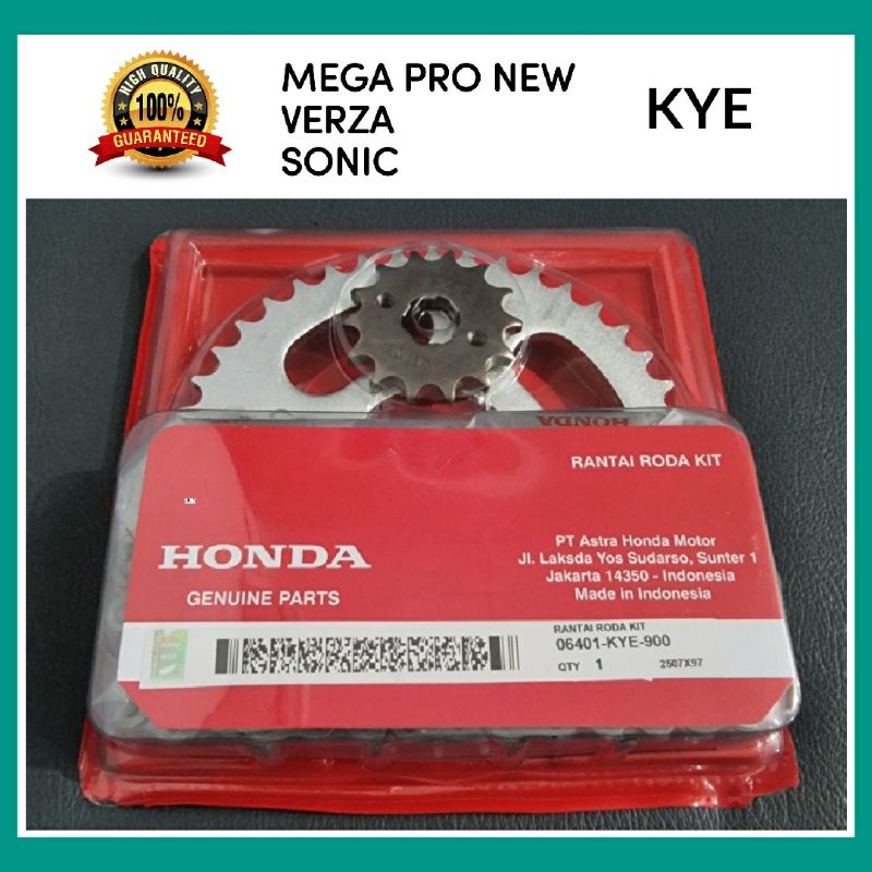 Jual gear set honda mega pro new verza sonic KYE Shopee Indonesia
