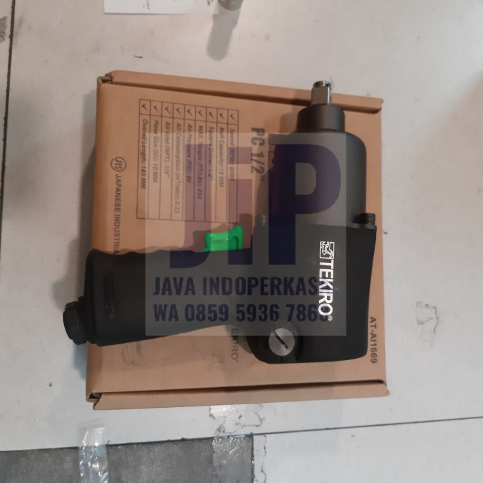 air impact 1/2 inch twin hammer TEKIRO impek pembuka baut ( angin ) - Hitam l NEW21