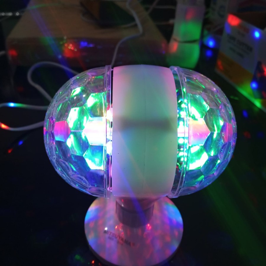 Bisa Cod!!! Bohlam Disco Lampu Disco Putar 2 Sisi Mitsuyama MS-364 Berkualitas