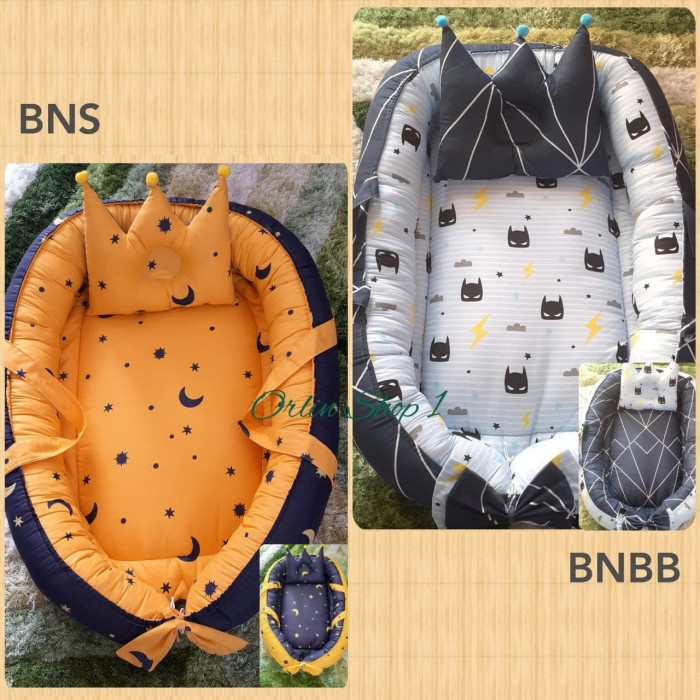 Jual Bayi Tidur Box Babynest Kasur Bayi Free Bantal Peang Mahkota