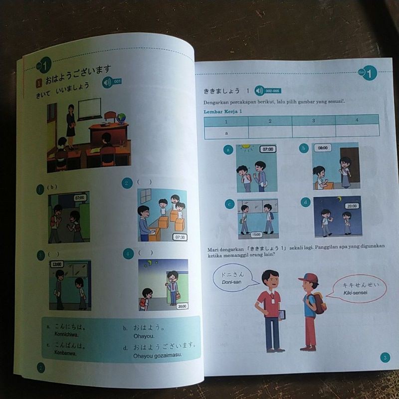 ORI buku teks bahasa Jepang k13 nihongo kira kira penerbit Erlangga kelas 10 edisi revisi terbaru