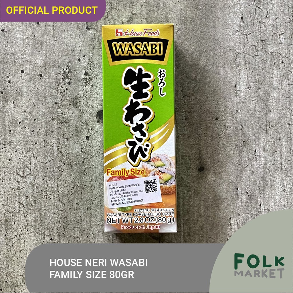 

HOUSE Neri Wasabi Family Size 80 gr / 43 gr