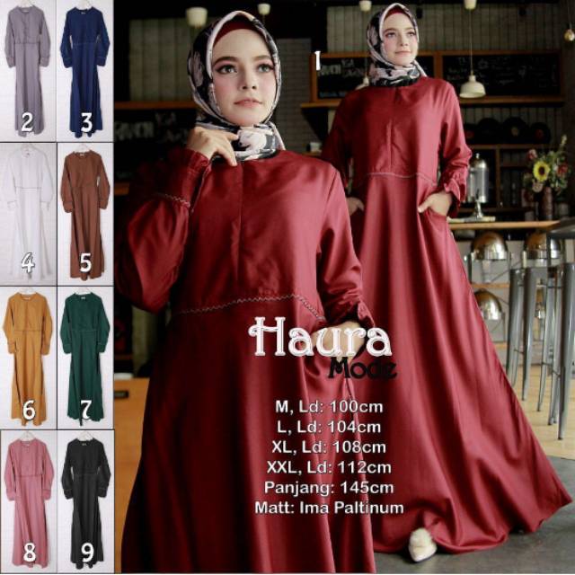 Gamis Katun Ima Platinum