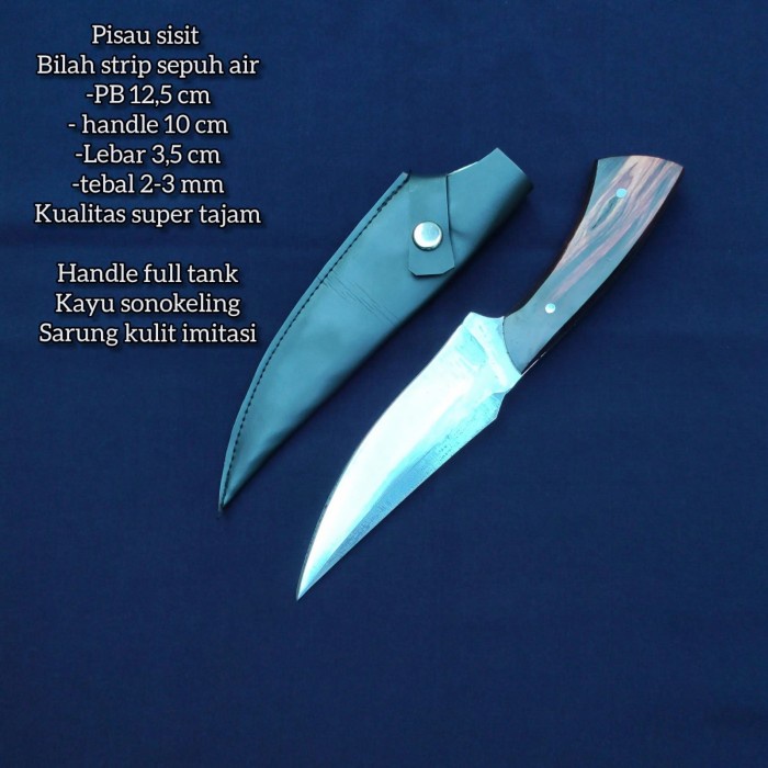 Pisau Seset Kulit - Pisau Seset Sisit Tajam Siap Pakai - Vivistecolection