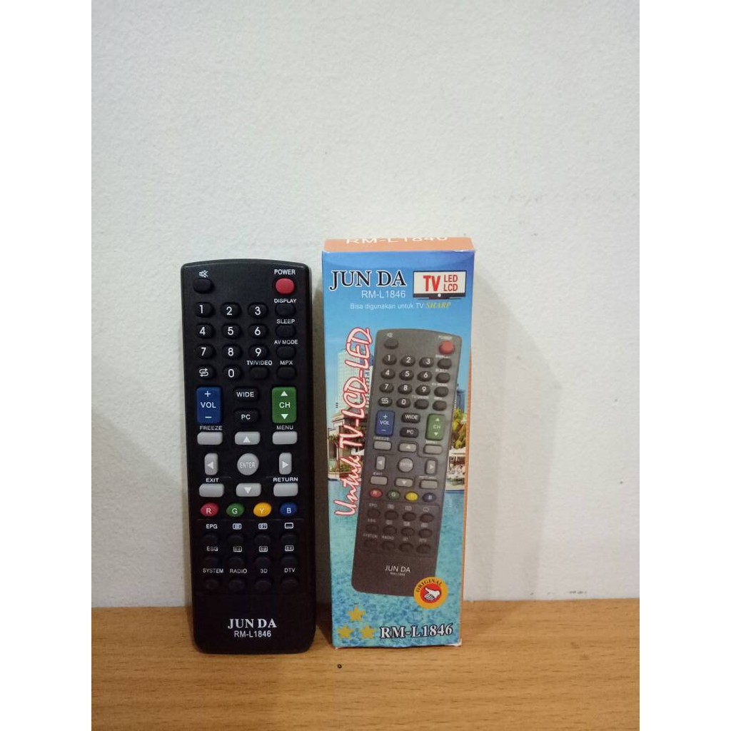 REMOTE TV MULTI SHARP JUN DA RM-L1846