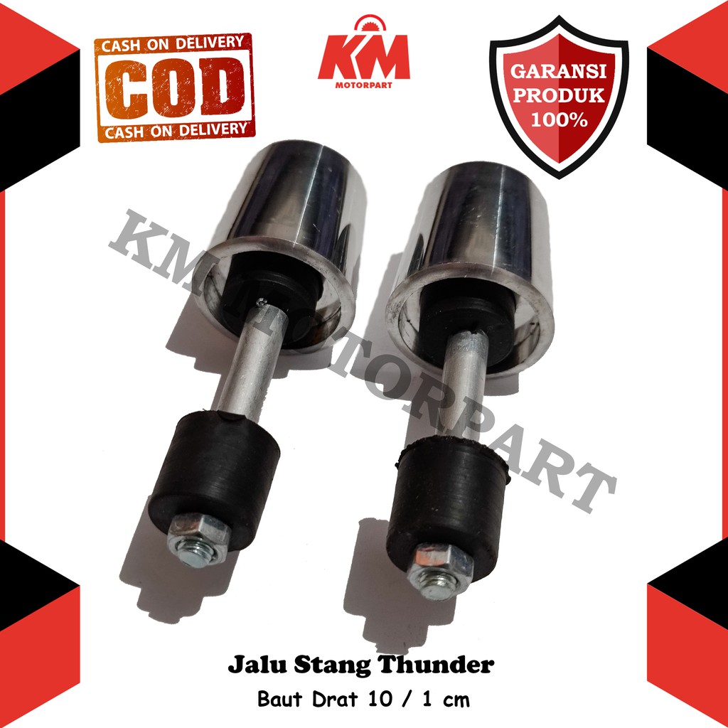 Jalu Stang Motor Variasi Panjang Drat 10 Bandul Motor Model Thunder