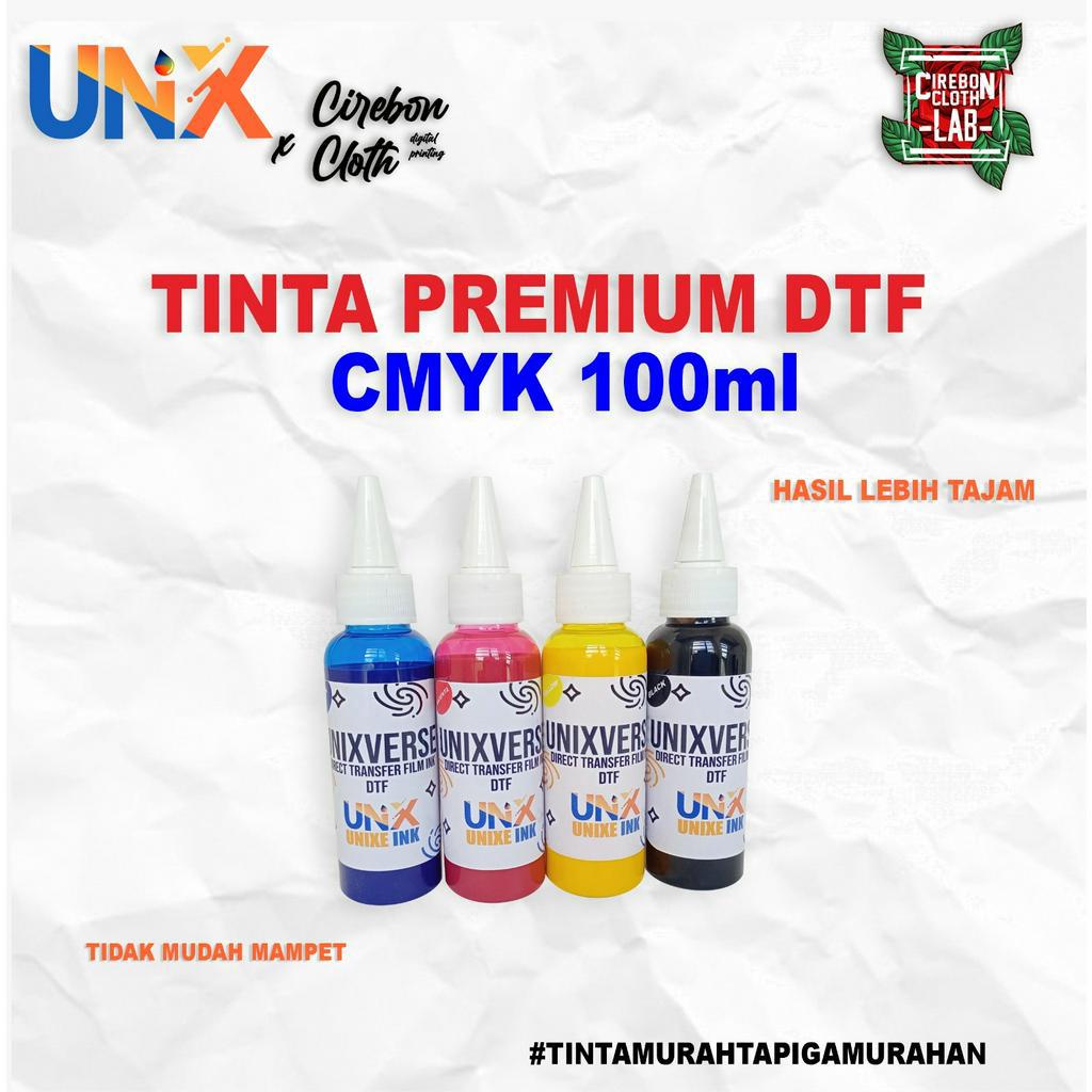 Tinta DTF Premium Unixe INK Khusus DTF 100ml CMYK