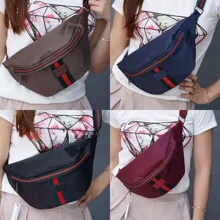 TAS  TAS WANITA WAISTBAG GUCCI PARASUT TAS FASHION TAS IMPORT TAS BATAM  IWAZAH OFFICE