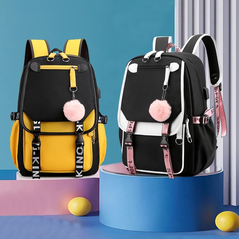 RR JIHAN - Tas Sekolah SD SMP SMA Ransel Backpack Stylish Pria Wanita-2