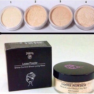 SIVANNA COLORS Loose Powder Shine Control Sheer Long Wear Oil Control | Bedak Tabur Sivanna Colors