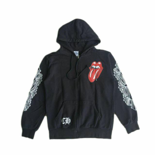 chrome hearts x rolling stones hoodie