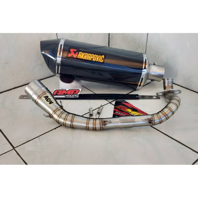 Knalpot honda ADV 150 Knalpot Akrapovic karbon pnp honda ADV 150