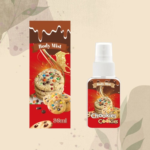 Kanzo - Parfum Body Mist Chookies Cookie 30ml Premium / Body Mist Chookies Cookie 30ml / Body Mist Chookies 30ml Unisex