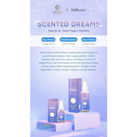 TALKME deo spray 30 ML x laskin deo tawas cair deodorant spray penghilang bau badan dan keringat no alkohol deospray