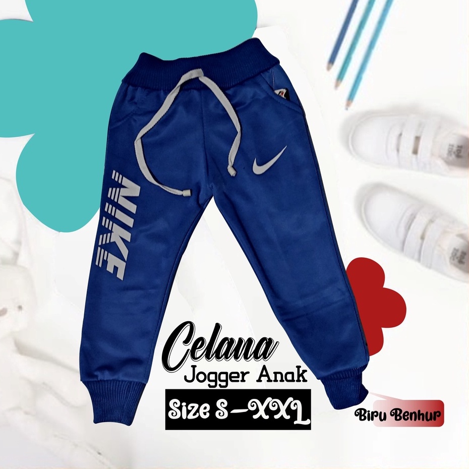 CELANA PANJANG JOGGER ANAK CELANA HARIAN SANTAI JOGER TRAINING PREMIUM OLAHRAGA LAKI LAKI COWOK PEREMPUAN USIA 1TAHUN SAMPAI 14TAHUN MOTIF SABLON BAHAN LOTTO PREMIUM