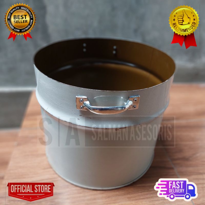 Drum Tong Besi 30 Liter Tempat Bakar Sampah