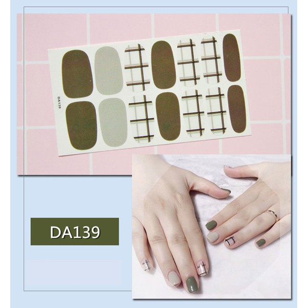 14Pcs/Stiker Kuku Murah / Nail Art Sticker / Nail Art Stiker / Nail Art &amp; Sticker DA Series Premium