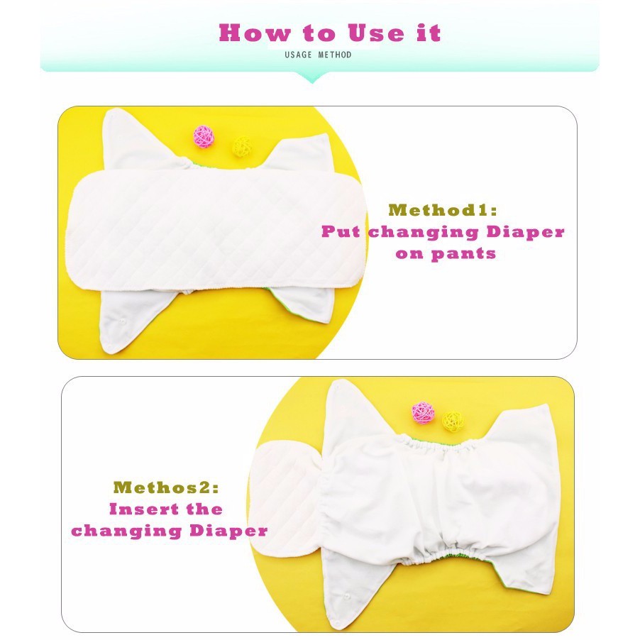 Popok Kain Bayi Klodi ( Baby Cloth Reusable Diaper / Clody Washable Insert Pad / Cuci Clodi Anak )