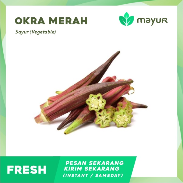 

Okra Merah (100 gram)