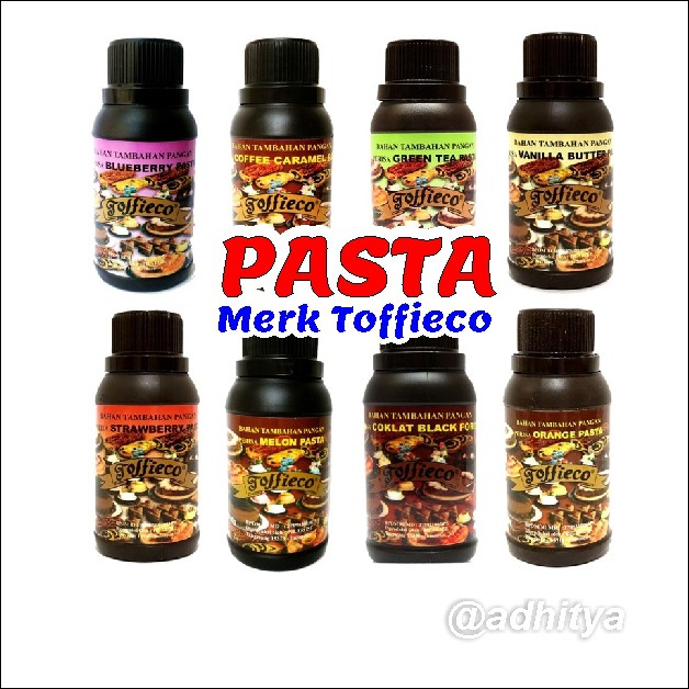 

PASTA MAKANAN TOFFIECO 100 GR / PERISA PASTA / AROMA MAKANAN