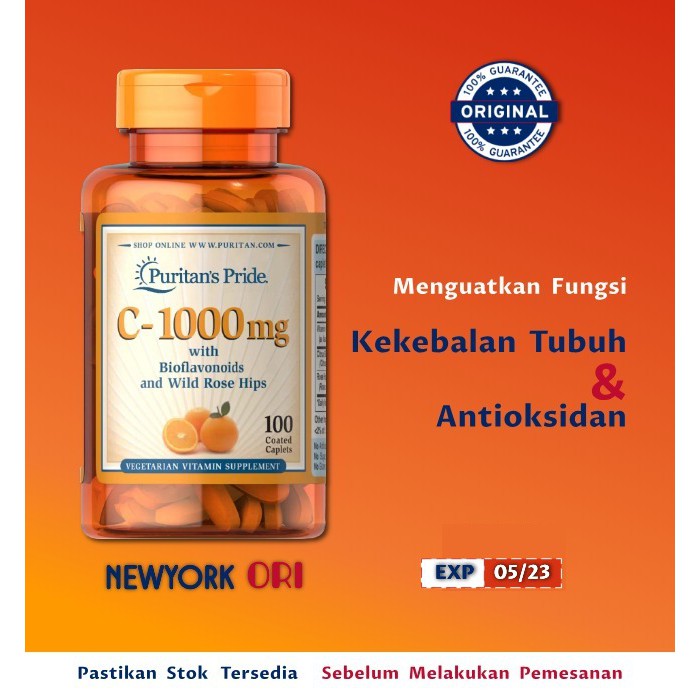 Beli Puritan S Pride Vitamin C 1000 Mg With Bioflavonoids And Wild Rose Hips 100 Caplets Seetracker Indonesia