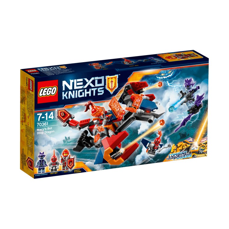 Lego Nexo Knights 70361 Macy's Bot Drop Dragon
