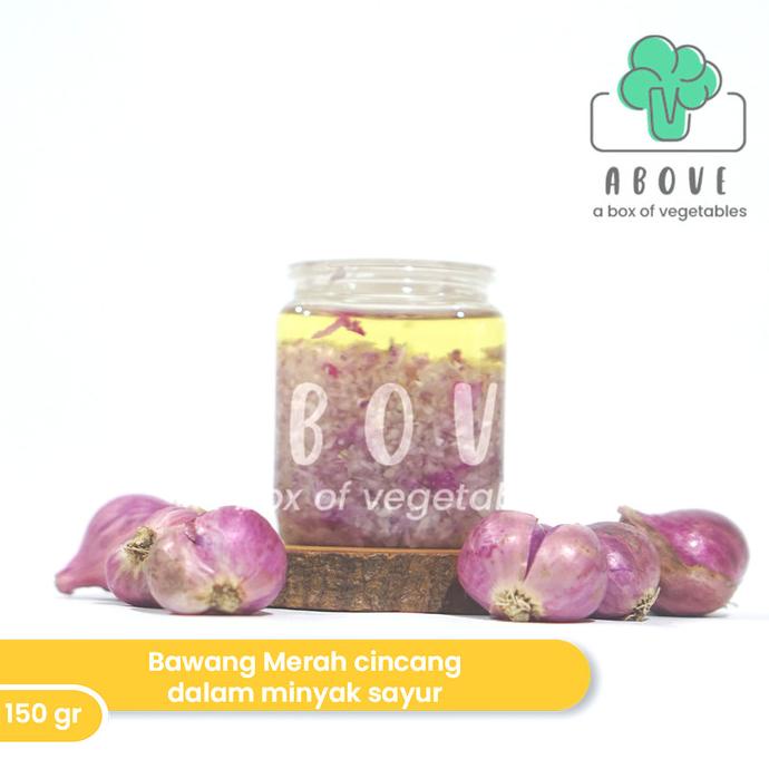 

Bawang Merah Cincang Dalam Minyak Sayur (150 gr) - Bumbu ABOVE