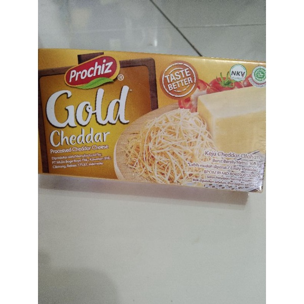 

Keju Prochiz Gold Cheddar 160 gr