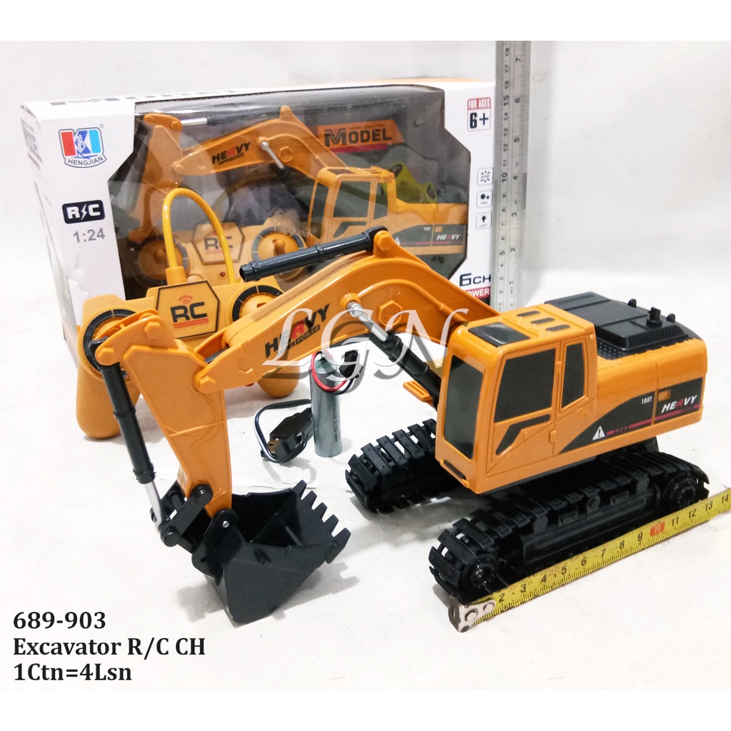 Mainan Remote Control Truk Beko - RC Excavator 689-903