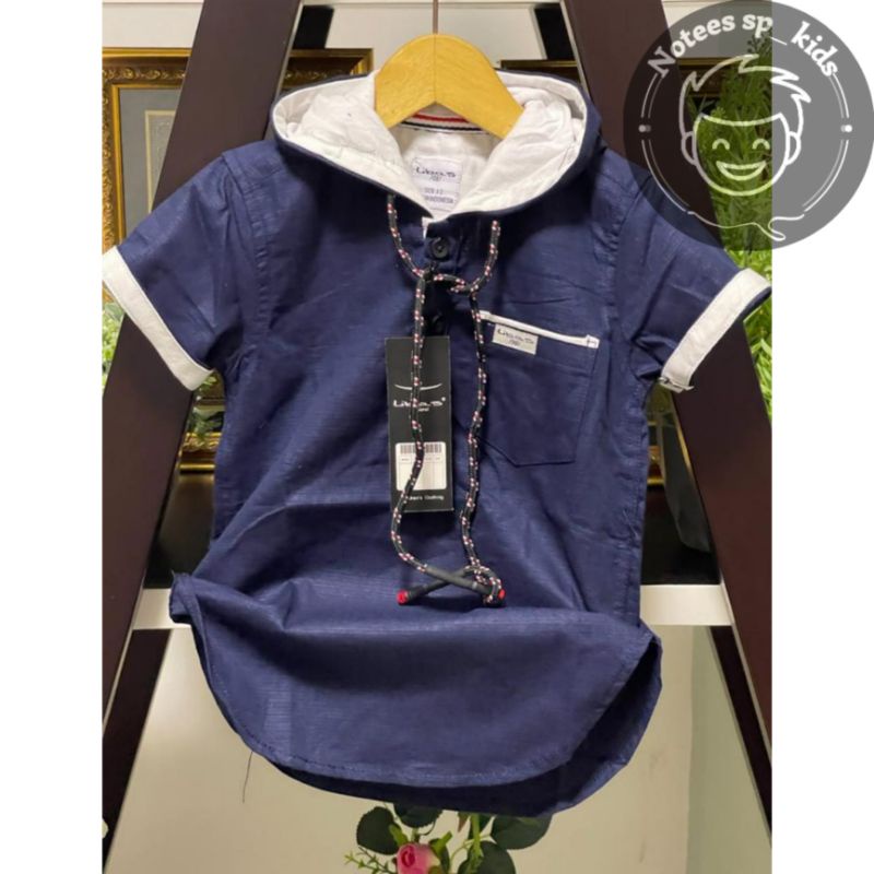 Kurta Polos Hoodie anak brand Libas ORIGINAL termurah