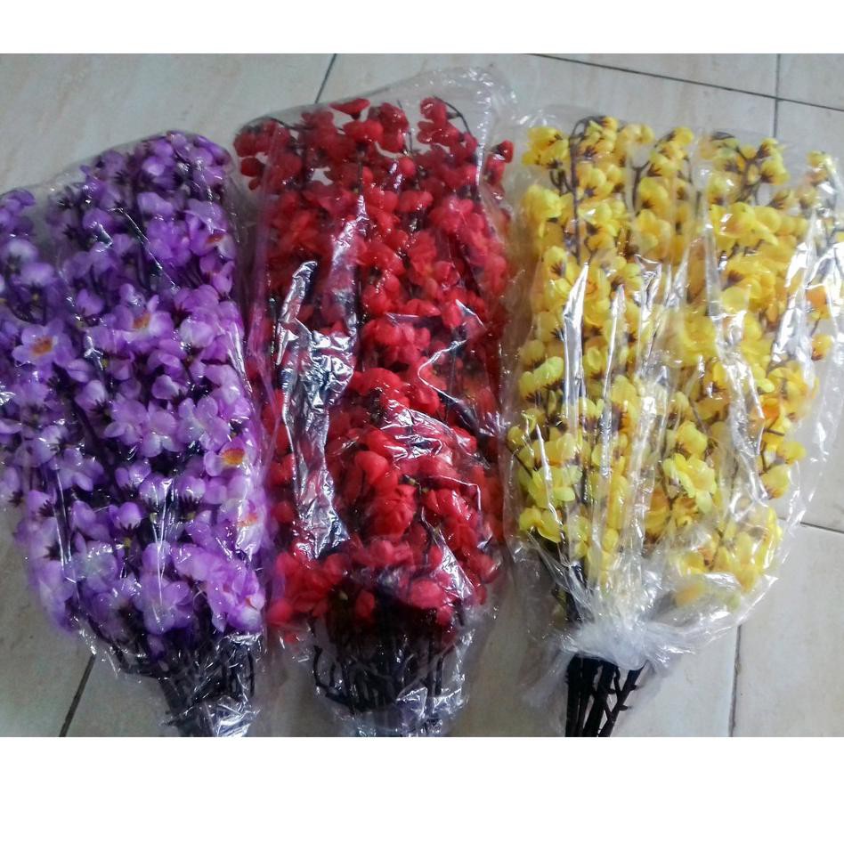 Harga Murah.. Bunga Sakura artificial lusinan import / bunga sakura palsu / bunga plastik / hiasan r