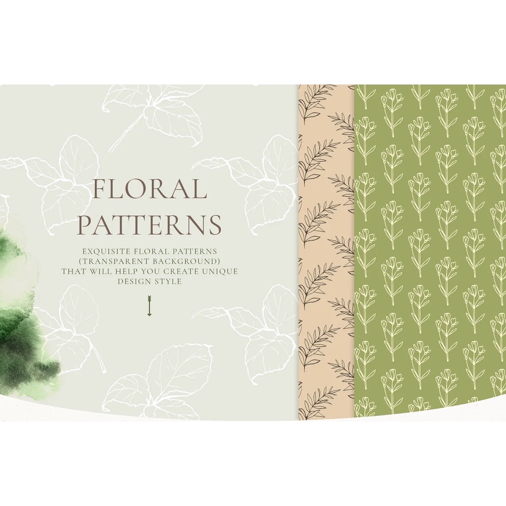 Vector Flowers Village Houses