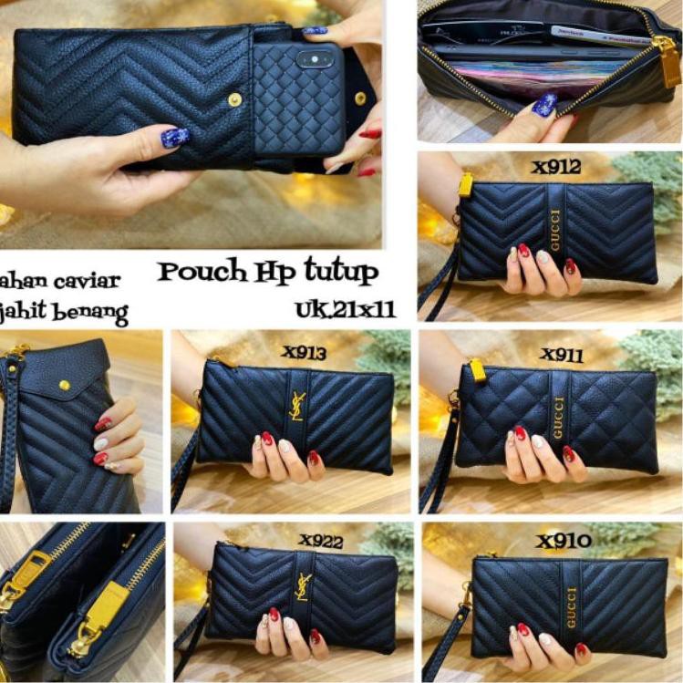 Coach ori import Pouch dompet/handbag wanita/tas tangan wanita 