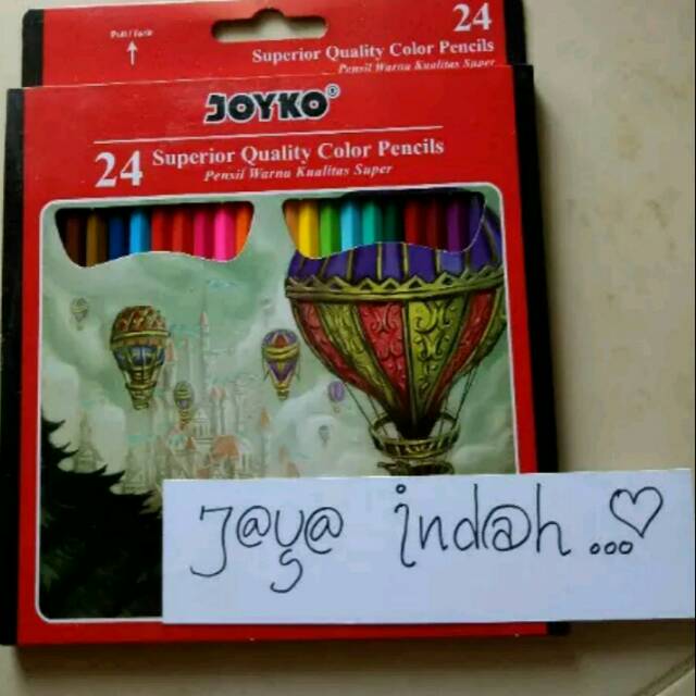 

pensil warna joyko isi 24 perlengkapan sekolah dan kantor
