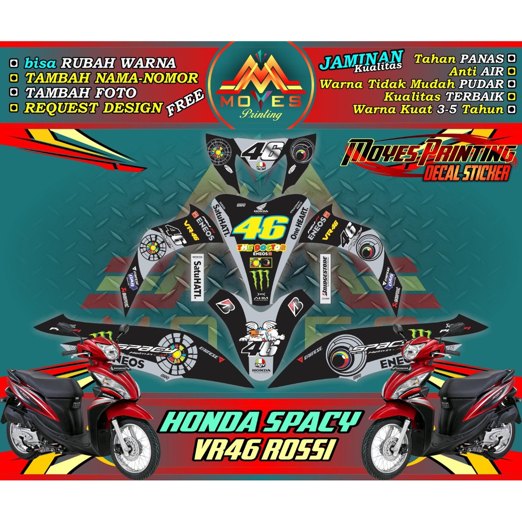 decal stiker spacy full body stiker motor honda spacy full body stiker full body spacy