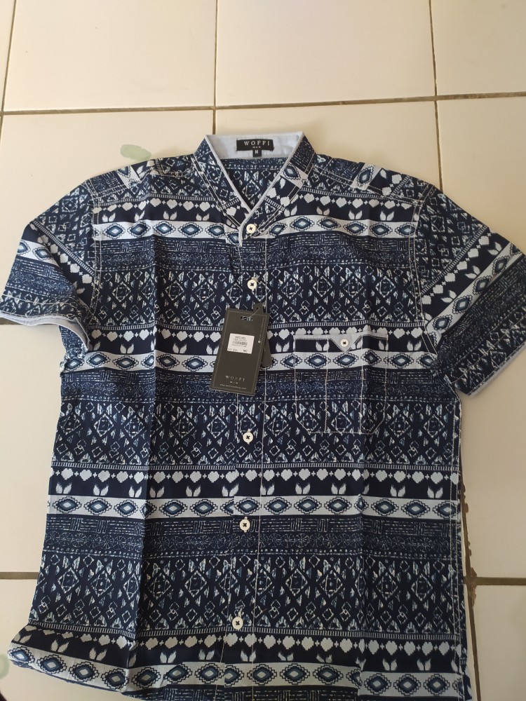 Wibowo Kemeja Batik - Chapra Black