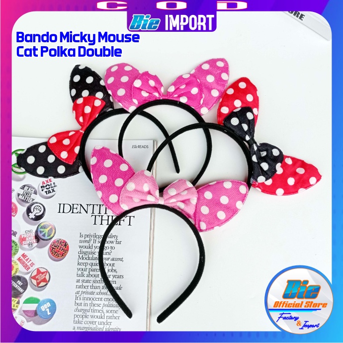 Bando Micky Mouse Cat Impor Best Seller