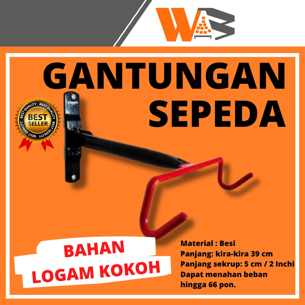 COD Gantungan Dinding Sepeda Bike Wall Hook Hanger Gantungan Dinding Sepeda Bike Wall Hook Hanger Up To 30 Kg Wallhook Gantung Tembok