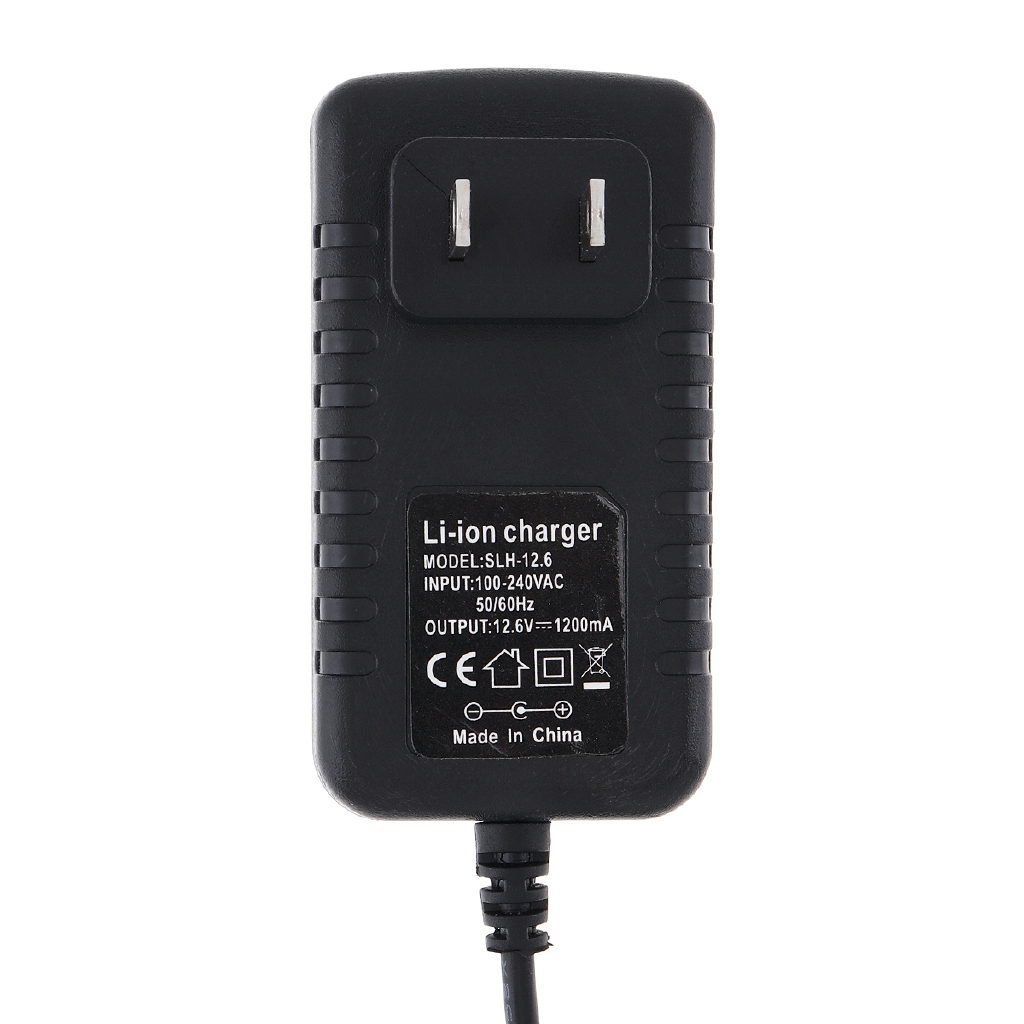 Charger Isi Ulang Baterai Lithium Portable 12.6V