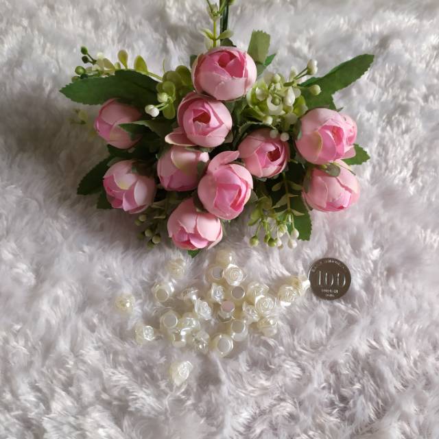 Mote mawar/ manik mawar/ mote bunga / mutiara bunga/ mote mawar