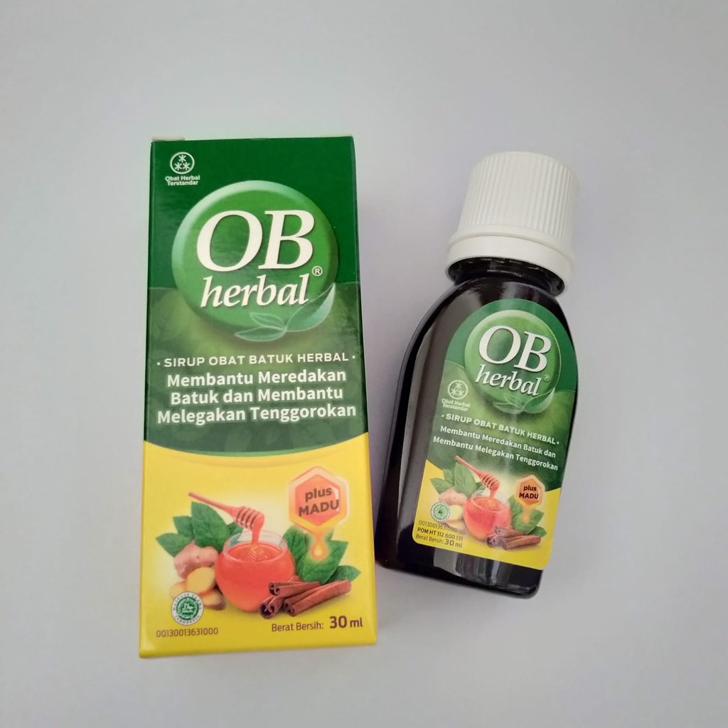 OB Herbal 30 & 60 ml sirup