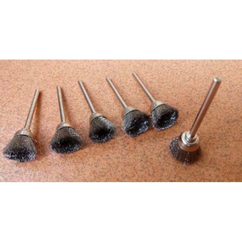 sikat kawat mangkok baja mini grinder / sikat kawat bor mini / sikat mangkok bor mini 1pcs