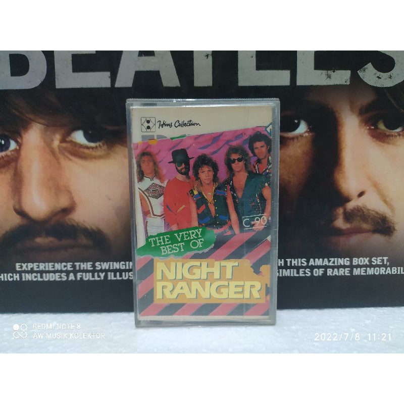 Kaset Pita : THE VERY BEST OF NIGHT RANGER.ROCK SHOTS  (minus cover digunting2)