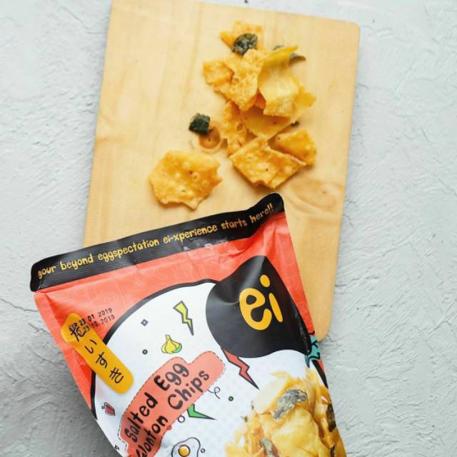 

Wonton Ei Salted Egg | Keripik Kulit Pangsit Telur Asin