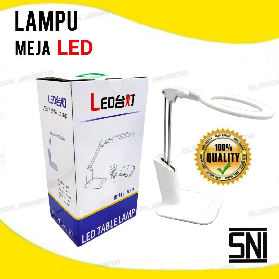 LED Lampu Meja Belajar Kerja Baca Flexible Desk Lamp