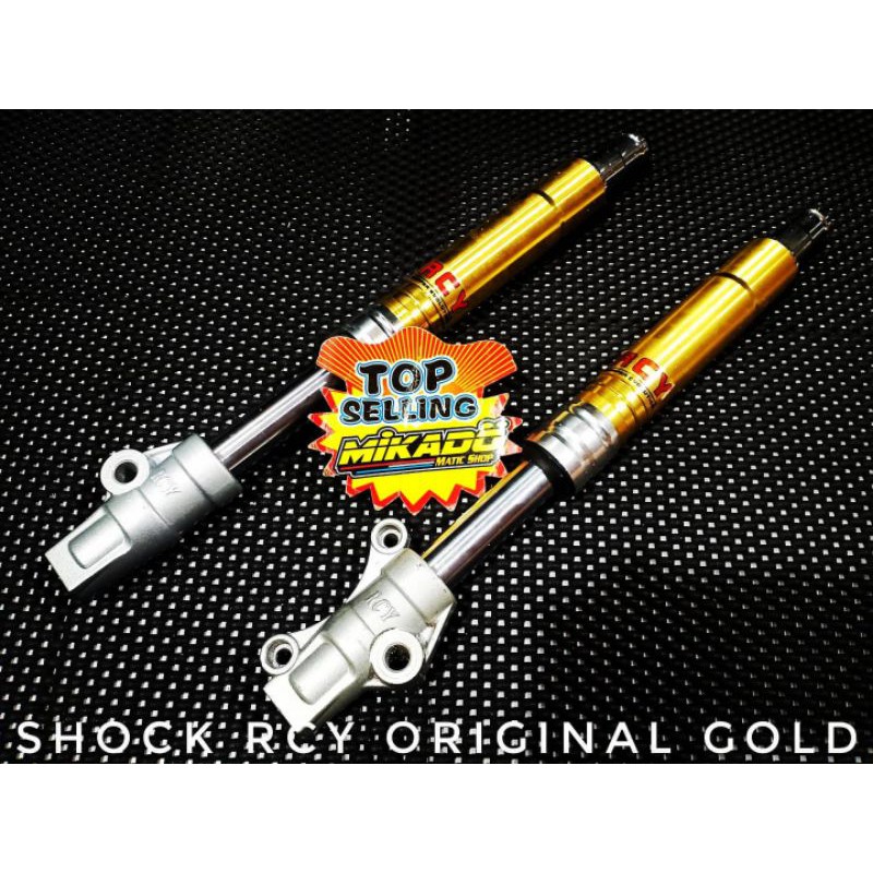 Shock usd rcy original gold skok depan upside down